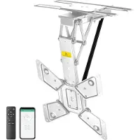 My Wall HL46MWL TV-plafondbeugel 58,4 cm (23) - 165,1 cm (65) Plafondhouder, Met elektromotor, Gemotoriseerd, Draaibaar, Kantelbaar, Zwenkbaar Met