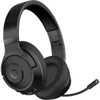 Lorgar Noah 500 - Bluetooth headset voor PC, MAC en meer - Noise cancelling microfoon - 3D surround sound - 58 Uur - Intrekbare microfoon - Verlichting - Zwart
