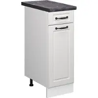 Vicco R-Line Keukenonderkast – 30 cm, WB Antraciet Wit Landhuis