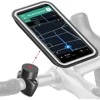 Shapeheart Mobiele telefoonhouder PRO voor op de fiets met verwijderbare magnetische hoes, Smartphonehouder