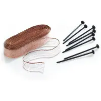 Wenko Schroefstop, 8 m koperen strip en 8 pinnen