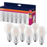 Osram HOMELIGHTING 4058075845688 LED-lamp Energielabel E (A - G) E27 7 W = 60 W Warmwit (Ø x h) 60 mm x 60 mm 6 stuk(s)