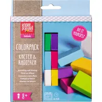 Knorr Prandell 212159051 Modelliermasse Fun - 6 x 20 g, sortiert