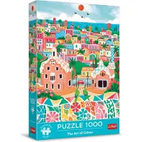 Trefl legpuzzel Barcelona Spanje - kleurrijk puzzelplezier 1000 stukjes.