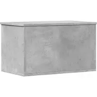 vidaXL Opbergbox 60x35x35 cm bewerkt hout betongrijs