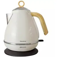 Klausberg 7708 - Retro Waterkoker - 1,7L - RVS - Gebroken wit