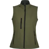 Sols Dames/dames Rallye Soft Shell Bodywarmer Jacket (Rood)