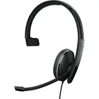 Epos ADAPT 135 USB II - Bedrade, enkelzijdige headset, 3,5 mm aansluiting, USB-aansluiting, oorbedekking, UC-geoptimaliseerd