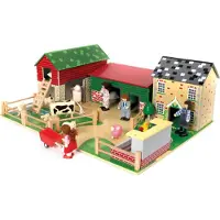 Tidlo Houten Boerderij Met Erf