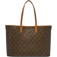 Fossil Schoudertas Shopper Williamson Tote Bag Brown Multi Bruine