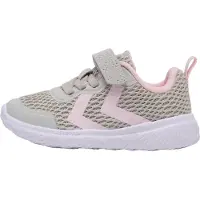 Hummel Sneakers 'Actus' stone grey / rosa / wit