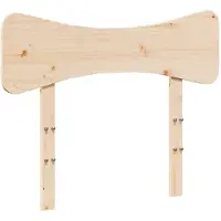 vidaXL Hoofdbord 75 cm massief grenenhout