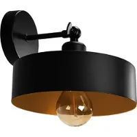 Toolight Wandlamp APP1332-1W Black Gold