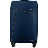 Solier Kufr M, Model Stl1651, Kofferrek L1651, Marineblauw, Koffiekleur, 23M66215