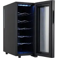 Adler AD 8083 Dranken-/wijnschrank, zwart