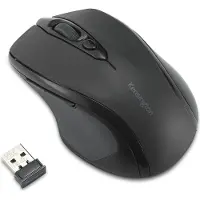 Kensington Muis MY310 EQ, draadloos, 6 knoppen en scrollwiel, 8000/1200/1600 dpi, PCR, zwart