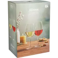 Excellent Wijnglas Vinissimo 6x43+ 6x58cl (12st) Transparant transparant Glas Excellent