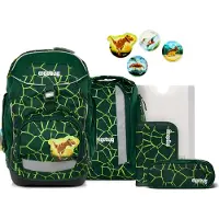 Ergobag Set rugzakken 6 st. incl. klittenbandset groente