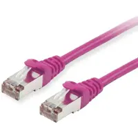 Equip 615554, Patchkabel Cat6, S/FTP, 2xRJ45, 30.00 meter, paars, LSZH, polybag