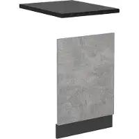 Vicco R-Line Voorpaneel vaatwasser – 45 cm, WB Antraciet Beton