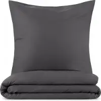 Blumtal Dekbedovertrek met Kussensloop - Anti-Allergisch - Tegen huisstofmijt - 240 x 220 cm - 2 Kussenslopen 40 x 80 cm - Taupe