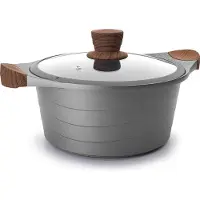 Lacor 20cm gietaluminium braadpan + deksel - - 27320