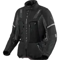 REV'IT! REV’IT! Sand 5 H2O Dames Zwart Antraciet Motorjas Maat 46