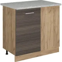 Vicco R-Line Hoekkast – 86 cm WB Marmer Edel grijs