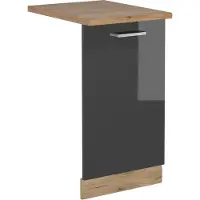 Vicco R-Line Vaatwasserfrontpaneel – 45 cm, WB Eik Antraciet Hoogglans