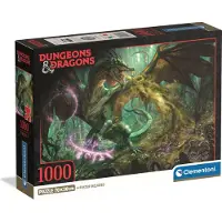 Clementoni Dungeons & Dragons - Green Dragon Puzzel (1000 stukjes)
