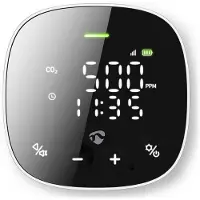 Nedis WIFISA20CBK SmartLife Luchtkwaliteitsmonitor