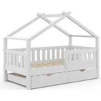 VitaliSpa Design Huisbed – 80x160 cm met logeerbed Wit