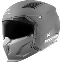 Bogotto Radic 22.06 Mat Titanium Motorhelm Maat 2XL
