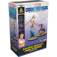 Asmodee Marvel: Crisis Protocol Black Panther Gekozen uit Bast & Namor The Sub-Mariner Character Pack - Tabletop Superhero Game Leeftij