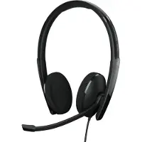 Epos | ADAPT 160T USB-C II, kabel, geschikt voor kantoor/callcenter, frequentiebereik 20 - 20000 Hz, gewicht 134 g, hoofdtelefoon met microfoon, zwart