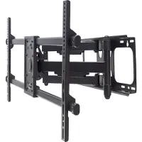 Manhattan 461290 Universal + Curved TV-beugel Voor curved TV's, Kantelbaar, Zwenkbaar 94,0 cm (37) - 228,6 cm (90) Ka