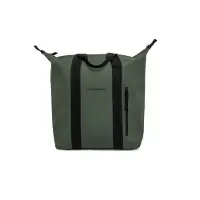 New Looxs Odense Kota - Enkele Fietstas voor Dames - Afneembare Shopper met Rits - Pakaftas Enkel - Boodschappentas met Haken - Stevig en Afneembaar - 24 Liter - Groen