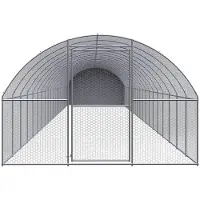vidaXL Kippenren 3x20x2 m gegalvaniseerd staal