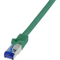 Logilink Professioneel C6A105S, netwerkkabel, ultraflexibel, Cat.6A, S/FTP, 15 meter, groen