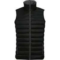 Sols Herengolf Gewatteerde Waterafstotende Bodywarmer/Gilet (Zwart)