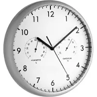 TFA-Dostmann dostmann 98.1072 horloge murale avec thermomètre et hygromètre