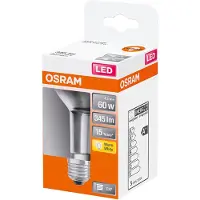 Osram STAR, 4,3 Watt, 60 Watt (equivalent), E27 fitting, 350 lumen, 15.000 uur, warm wit licht