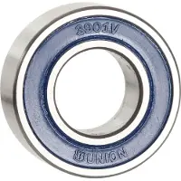Union CB630 Max, dubbele rij, LLU radlager, blauw/zilver, 12 x 24 x 10 mm. Blauw/zilver, 12 x 24 x 10 mm