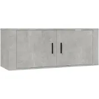 vidaXL Tv-wandmeubel 100x34,5x40 cm betongrijs