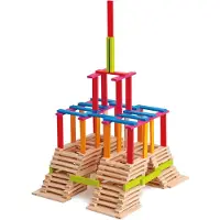 Woody 200 houten plankjes in ton 95004