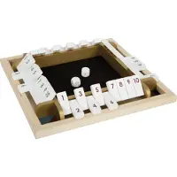 Small Foot - Shut the Box Houten Dobbelspel Gouden Editie