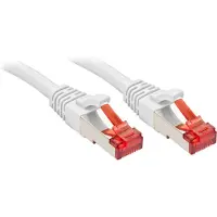 Lindy 47798 RJ45 Netwerkkabel, patchkabel CAT 6 S/FTP 10.00 m Wit Snagless 1 stuk(s)