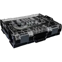 L-BOXX Gereedschapskoffer | 102 deksel transparant | binnen B378xD313xH61 mm | 1 stuk - 6100000362