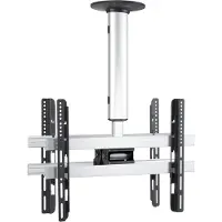 VCM CM 4 Mini Double TV-plafondbeugel Zilverkleurig.