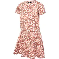 Hummel Jurk pastelrood / wit